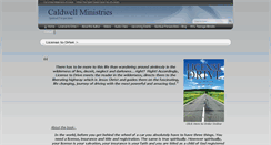 Desktop Screenshot of caldwell4christ.com